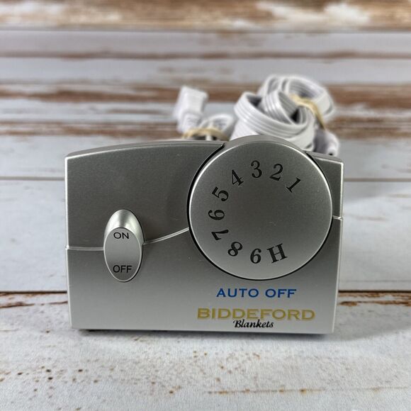 OEM Biddeford TC11BA 4 Prong Electric Blanket Single Controller Silver - Picture 1 of 3